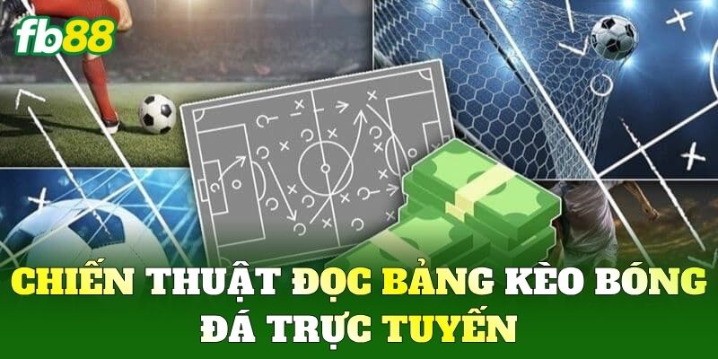 Kèo Bóng Đá Trực Tuyến FB88: Bí Quyết Đặt Cược Chuẩn Xác 2 Chiến thuật đọc bảng Kèo Bóng Đá Trực Tuyến