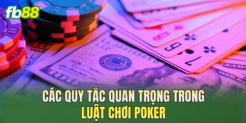 Luật Chơi Poker Cơ Bản Và Quy Tắc Cần Biết 3 Các quy tắc quan trọng trong luật chơi Poker
