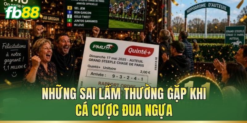 Cá Cược Đua Ngựa – Phân Tích Ngựa Đua Và Cách Đọc Kèo 3 Những sai lầm thường gặp khi cá cược đua ngựa